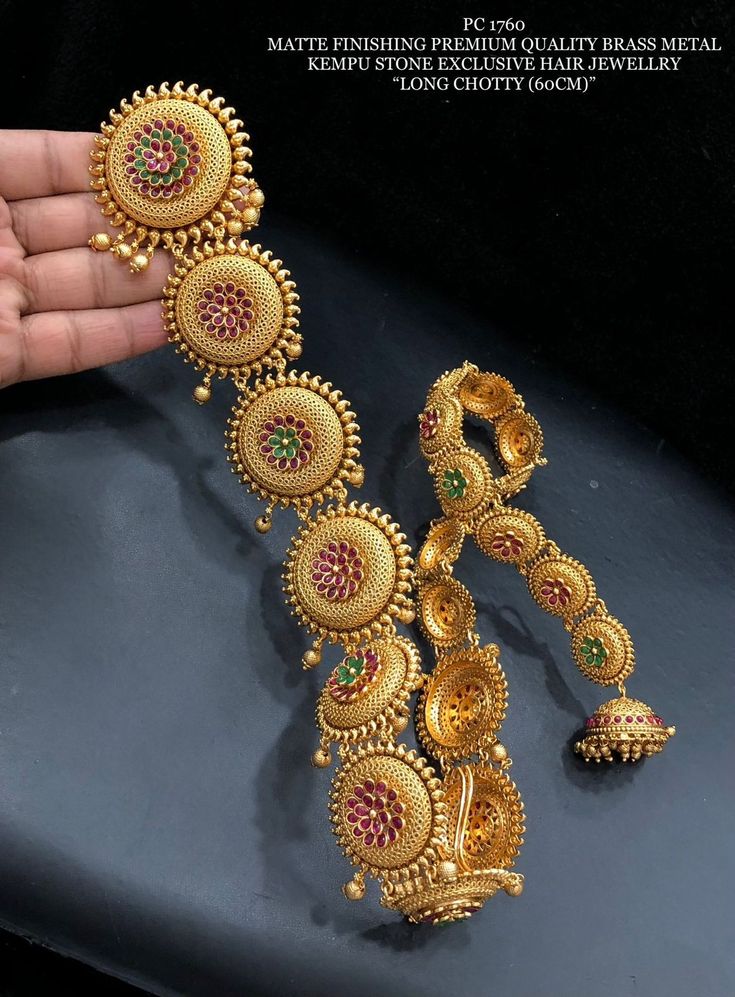 Gold Plated Hair Choti For You Beauty Look